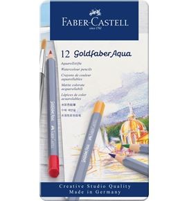12-pieces Goldfaber Aqua Watercolour Pencil Set